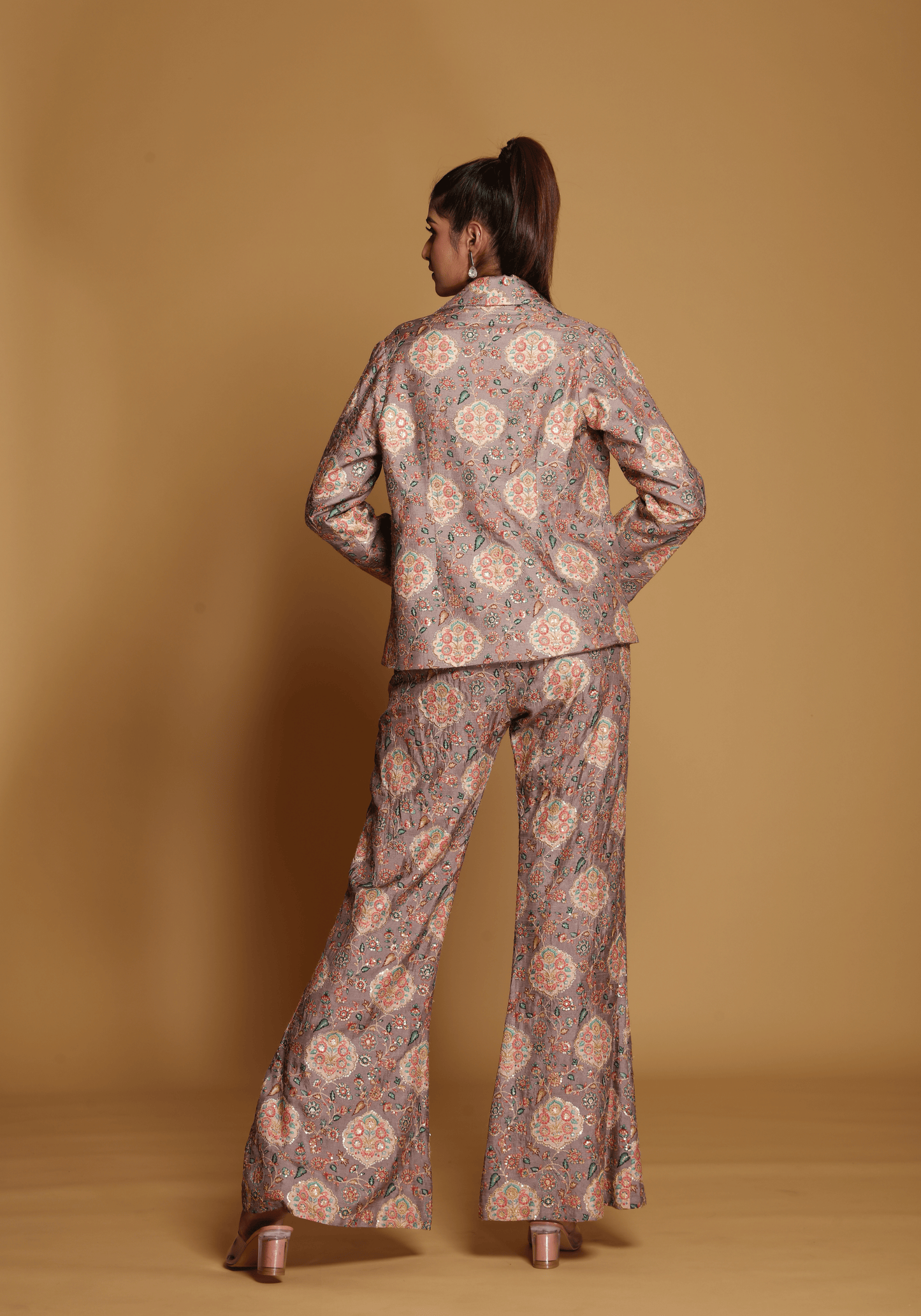 Blush Mirrorwork Co-Ord Set